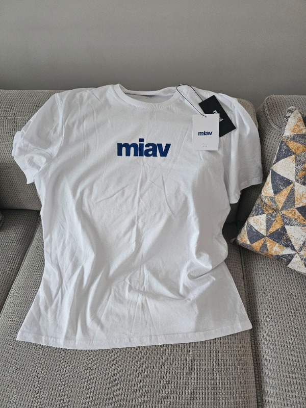 Mavi Erkek Miav Baskılı Beyaz Tişört 067153-620