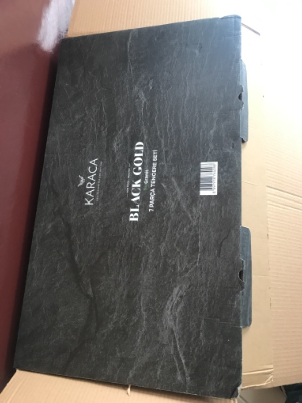 Karaca Biogranit Blackgold New 7 Parça Tencere Seti
