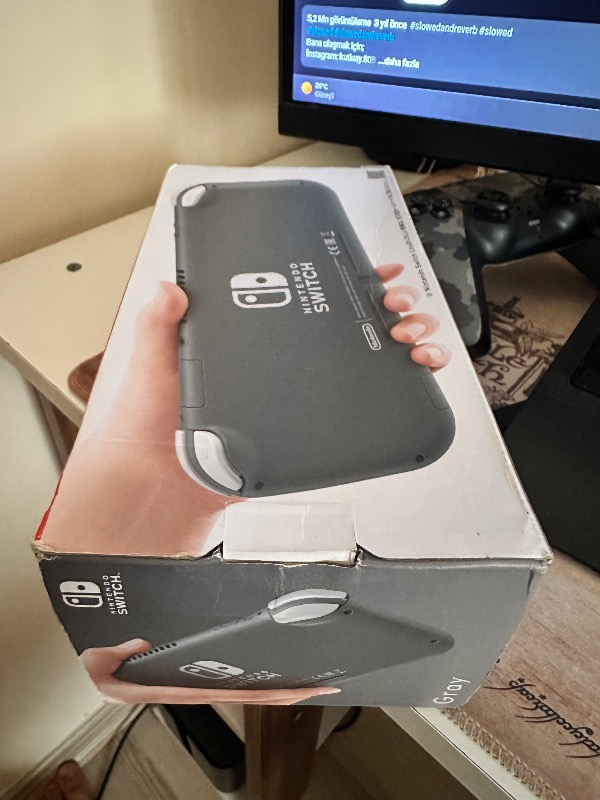 Nintendo Switch Lite Konsol Gri - G