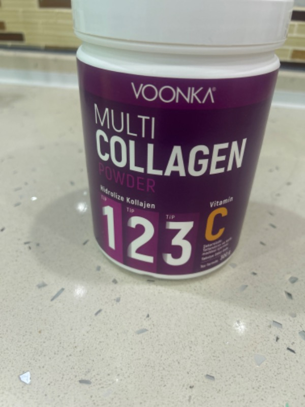 Voonka Multi Collagen Powder Tip 1 2 3 Vitamin C 300 gr Hidrolize Kolajen