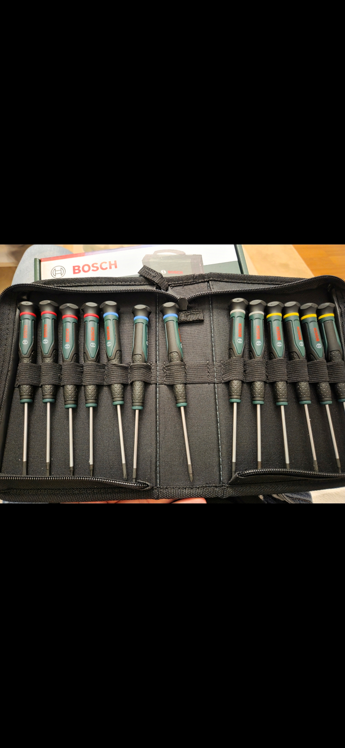 BOSCH HASSAS TORNAVİDA SETİ 13 PARÇA 1.600.A02.Z9N Dayanıklı Yapı ve Ergonomik Tasarım ile Çok Amaçlı Kullanım