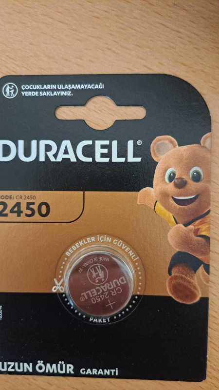 DURACELL 2450 (1’li Paket) Lityum Düğme Piller 3V