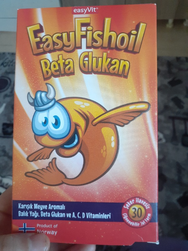 Easyvi̇t Easyfishoil Beta Glucan Çiğnenebilir 30 Jel Tablet 2'li Paket