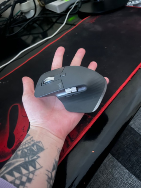 Logitech MX Master 3S Performans 8.000 DPI Optik Sensörlü Sessiz Kablosuz Mouse - Siyah