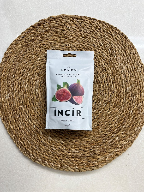 Henien Dondurularak Kurutulmuş İncir 30 Gr - Koruyucu ve Katkı Maddesi İçermeyen Freeze Dried İncir