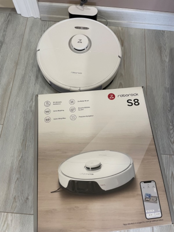 Roborock S8 Sonic Mopping Akıllı Robot Süpürge S8 Beyaz
