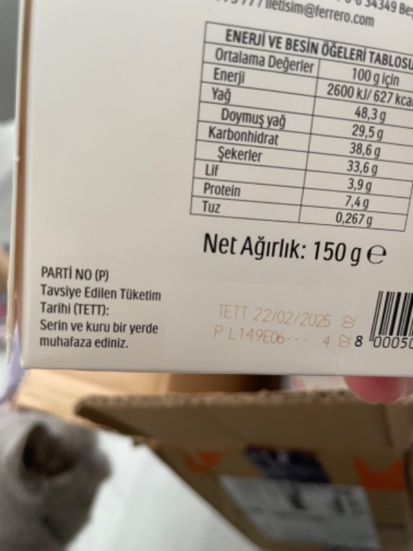Ferrero Raffaello 15'li; 150 gr
