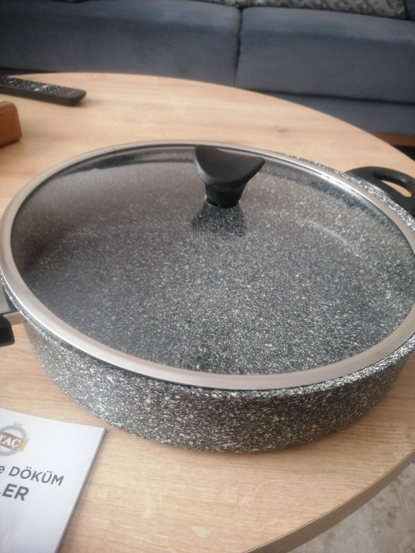 TAÇ-3405 Ultra Granit Basık Tencere 30CM