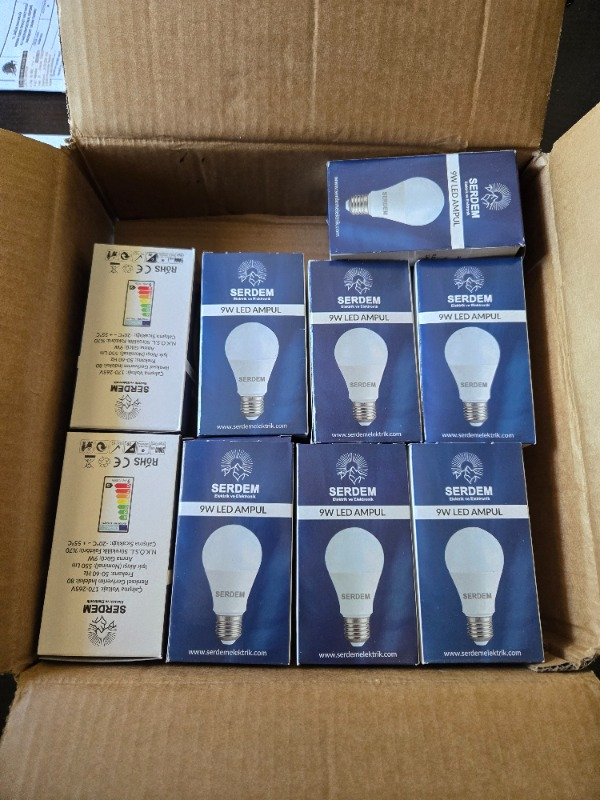 Hero Led 10'lu 9 Watt LED Ampül E-27 Duy Tipi 4000K Gün Işığı Renk Sıcaklığı ile Enerji Tasarrufu