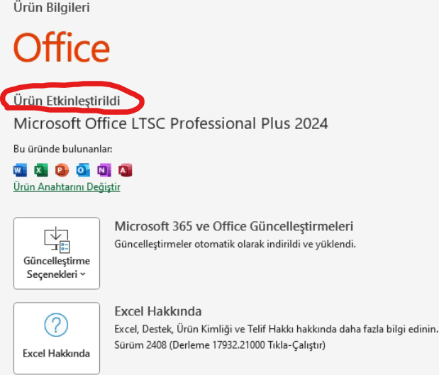 Microsoft Office 2024 Pro Plus Dijital Lisans Anahtarı - 2025 Key ve Ürün Anahtarı