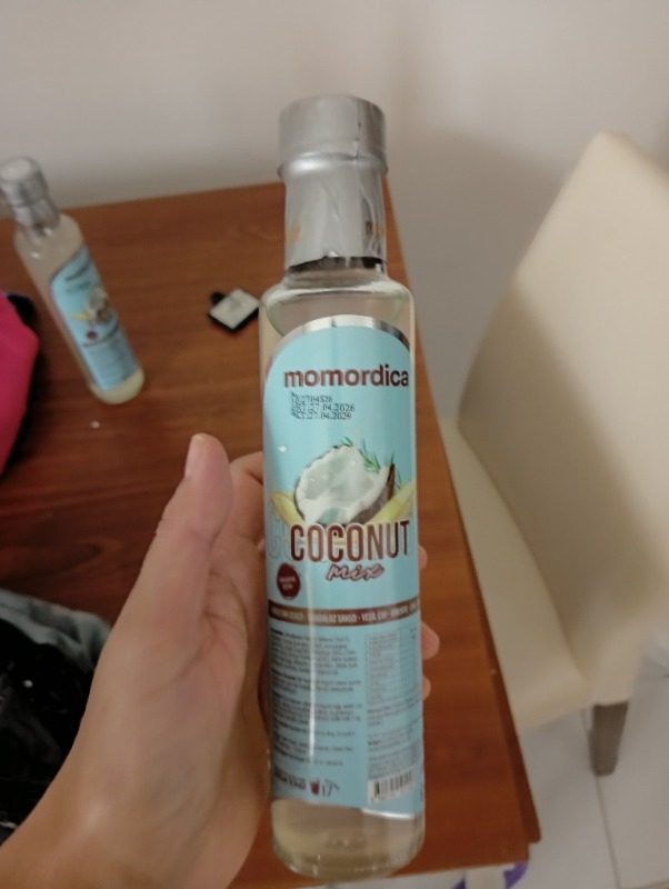 Momordica Coconut Mix - 250 ml Şurup, Hindistan Cevizi Aroma ve Doğal Tatlandırıcı İçerir