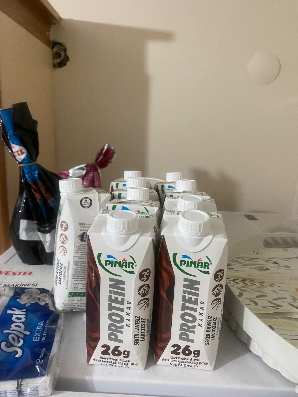 Pınar Kakaolu Protein Süt 500 ml x 12 Adet