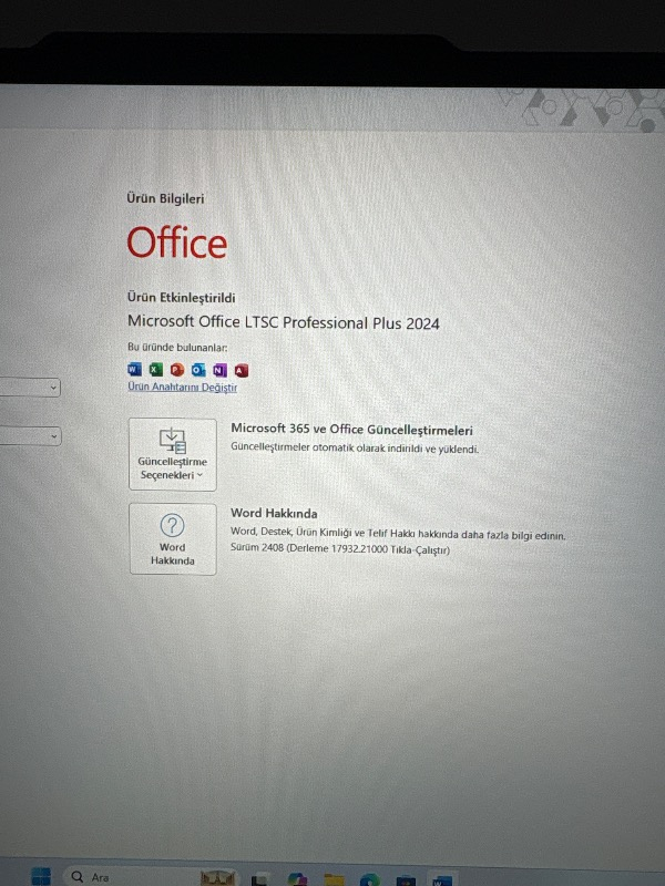 Microsoft Office 2024 Pro Plus Dijital Lisans Anahtarı - 2025 Key ve Ürün Anahtarı