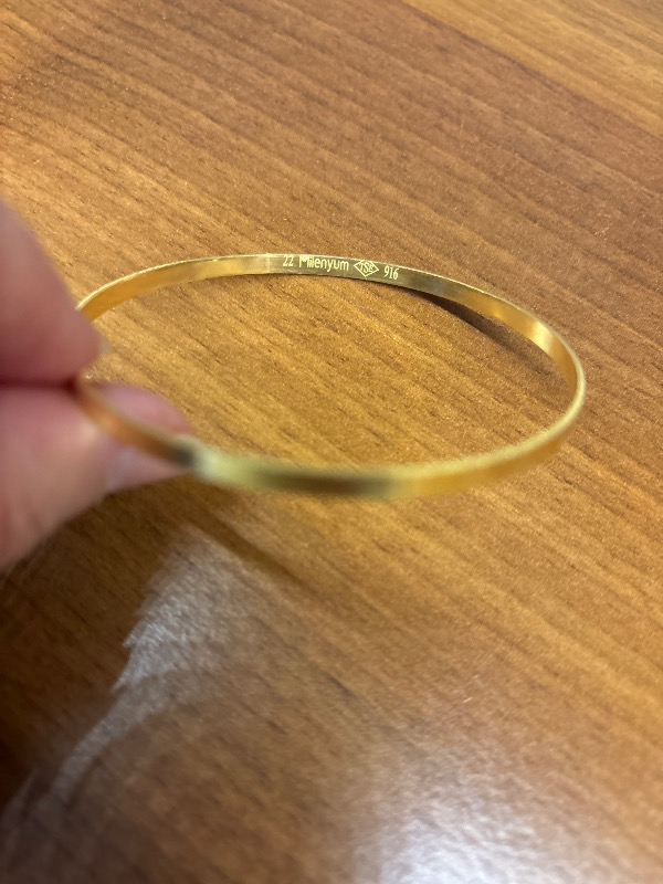 Ahlatcı 10 gr 22 Ayar 3 Mm Kibrit Çöpü Bilezik