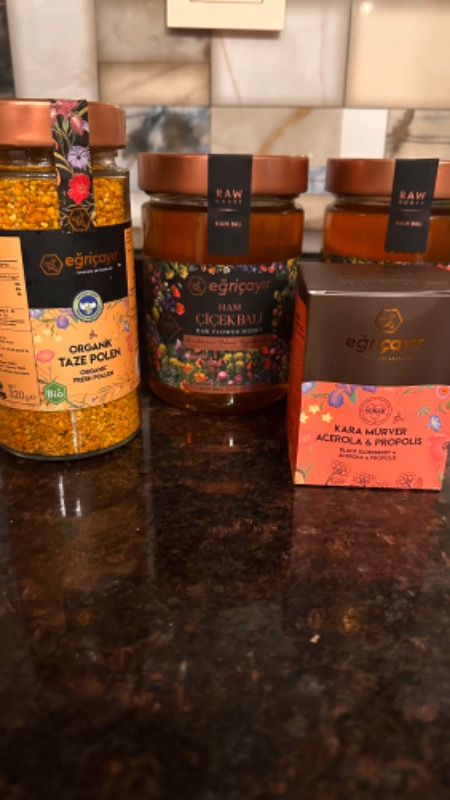 Eğriçayır Kara Mürver + Acerola + Propolis + Ham Bal 225G