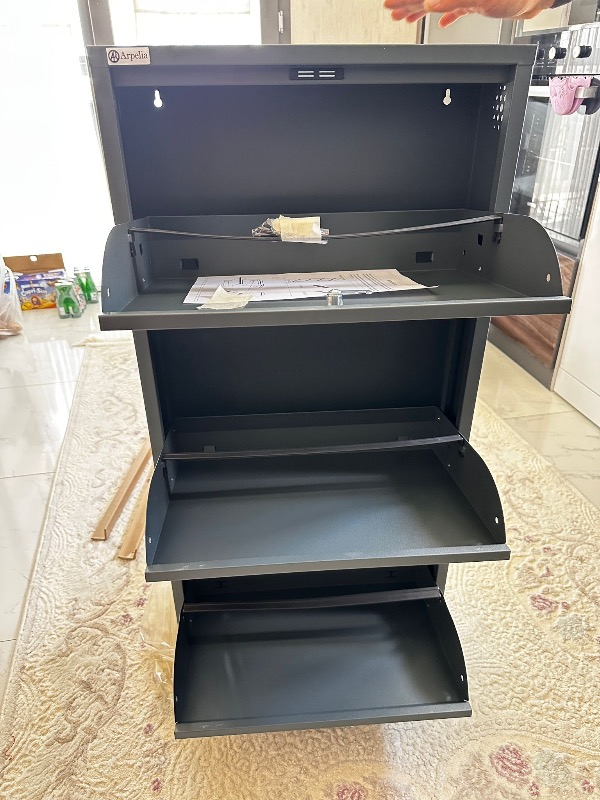 Arpelia Metal Ayakkabılık 3’lü Kilitli