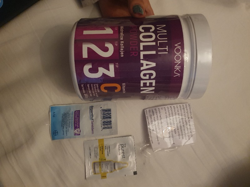 Voonka Multi Collagen Powder Tip 1 2 3 Vitamin C 300 gr Hidrolize Kolajen