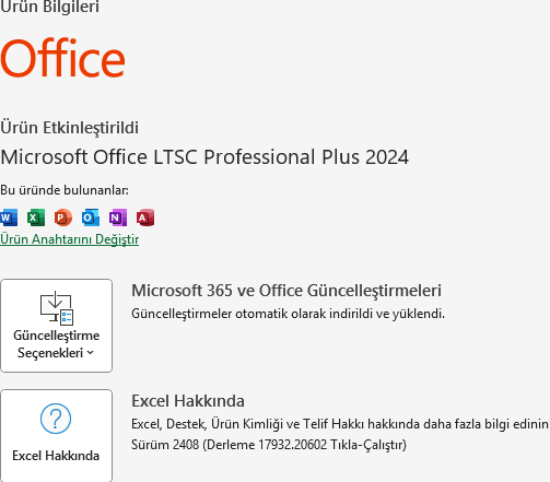 Microsoft Office 2024 Pro Plus Dijital Lisans Anahtarı - 2025 Key ve Ürün Anahtarı