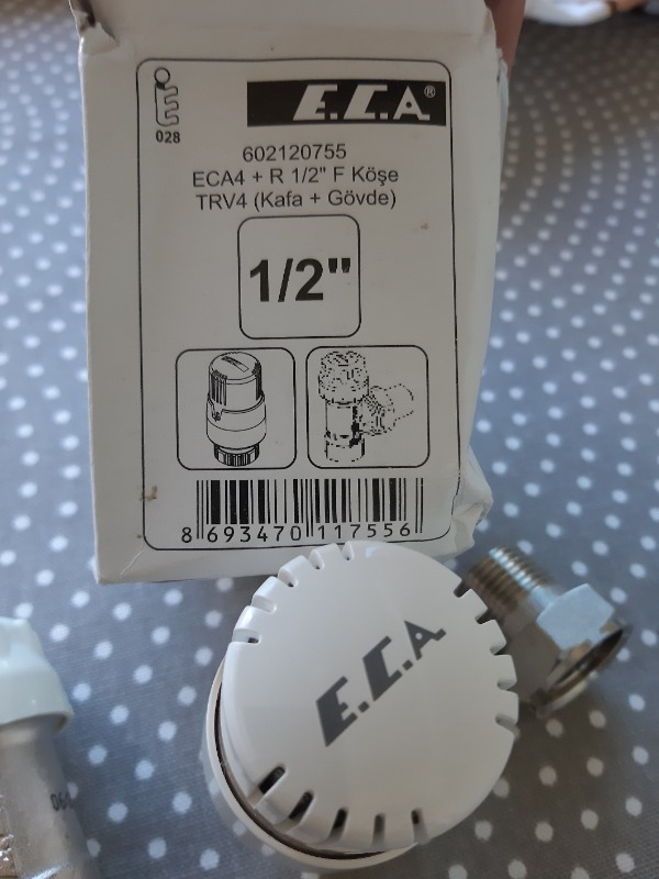E.C.A Eca Trv3 - 1/2 Termostatik Radyatör Vanası