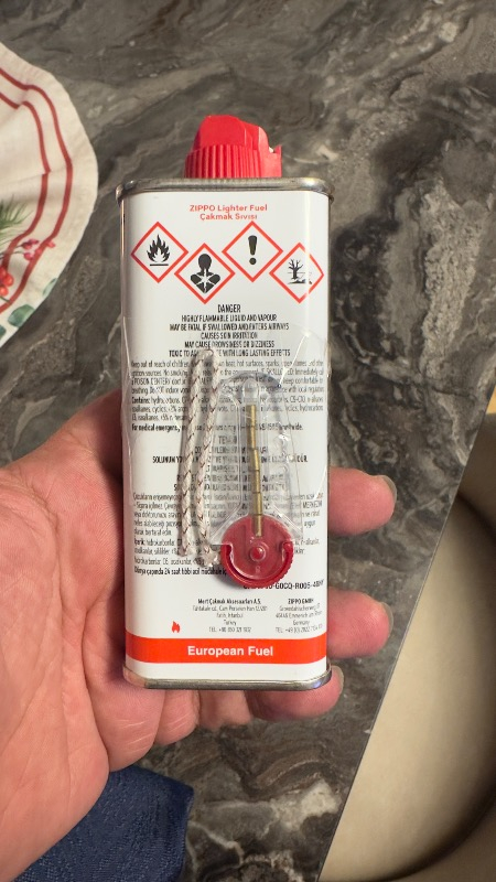 Zippo Benzin - Taş - Fitil Seti