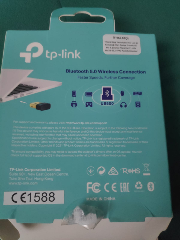 TP-Link UB500 Bluetooth 5.0 Mini USB Adaptör