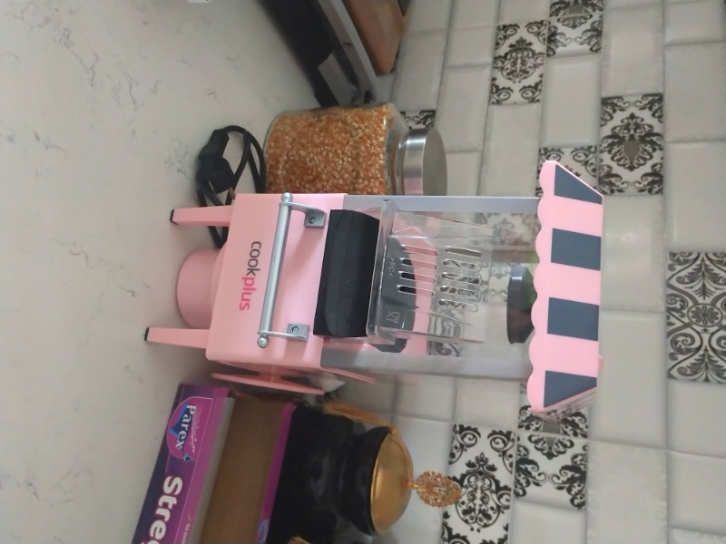 Cookplus Mısır Patlatma Makinesi Pembe