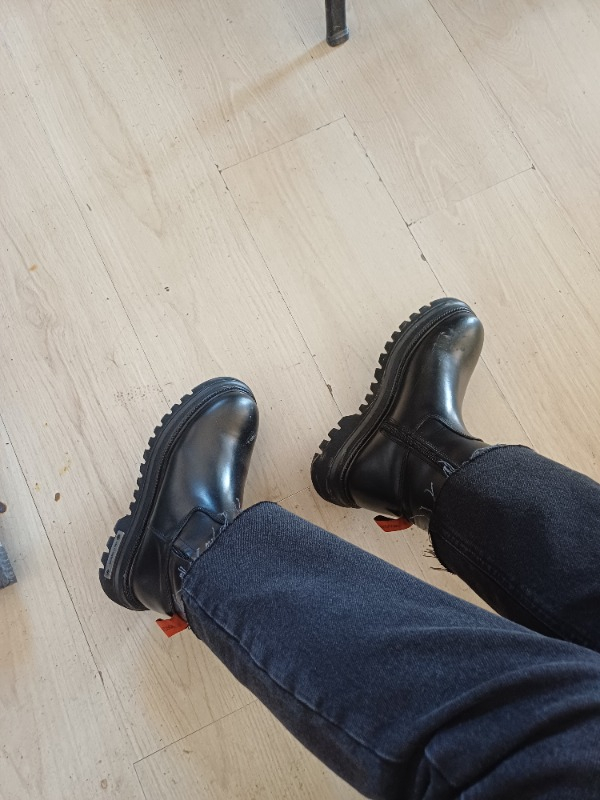 Harley Davidson River Kadın Siyah Deri Bot