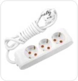 Viko 2 Metre Kablolu Topraklı Çocuk Korumalı Üçlü Priz Beyaz Renkli Güvenli Tasarım