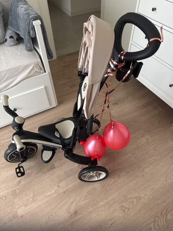 Globber Explorer 4in1 Katlanabilir Bisiklet - Koyu Bej
