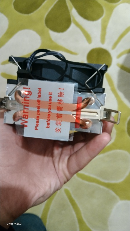 Snowman M200 2 Bakır Borulu Cpu Soğutucu Fan Rainbow