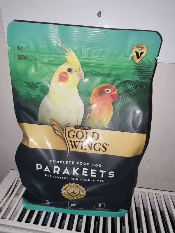Gold Wings Premium Paraket Yemi 1 kg