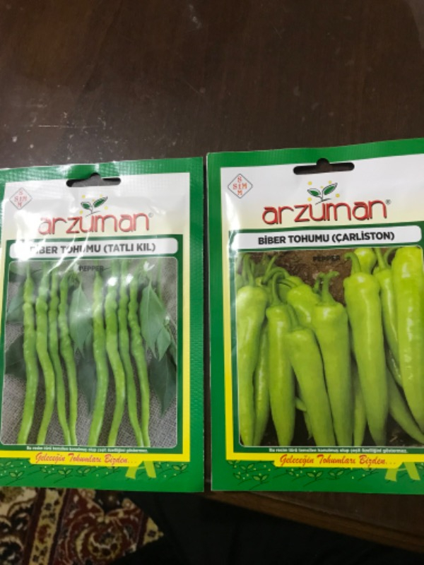 Arzuman Çarliston Biber Tohumu 10 Gram
