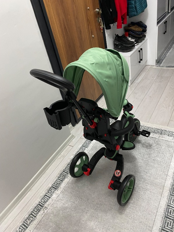 Globber Explorer 4in1 Katlanabilir Bisiklet - Zeytin Yeşili