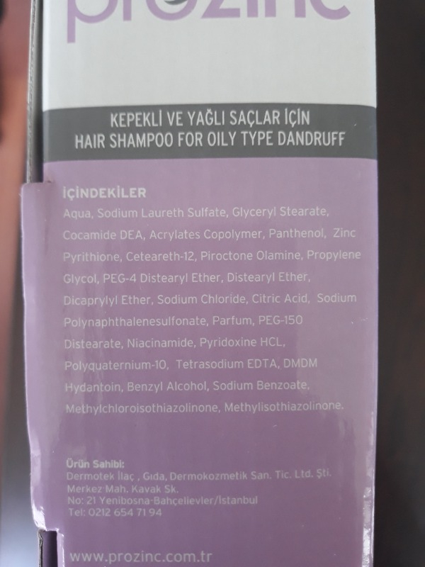 Prozinc Arındırıcı Şampuan Yağlı Ve Kepekli Saçlar Için Günlük Kullanım Şampuanı 3x300ml