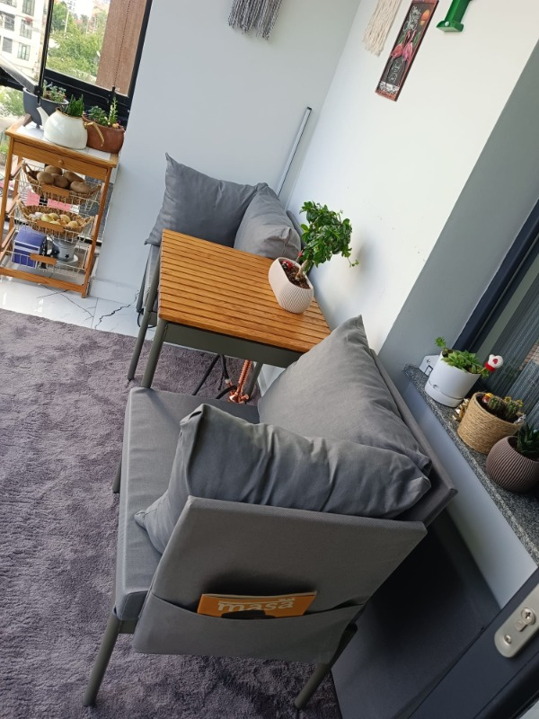 Limni Home Mini Multilounge Bahçe Balkon Seti, Şezlong