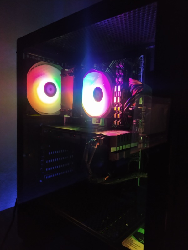 Snowman M200 2 Bakır Borulu Cpu Soğutucu Fan Rainbow
