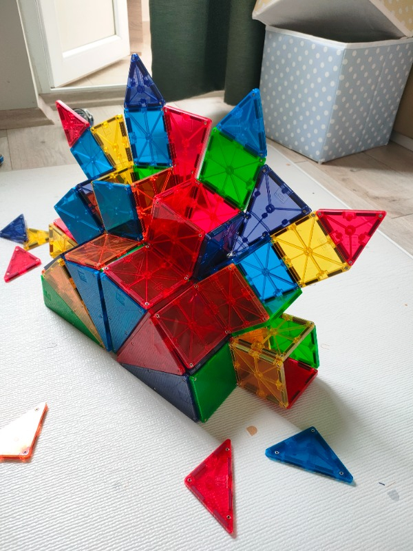 Magna-Tiles Clear Color 100 Parça