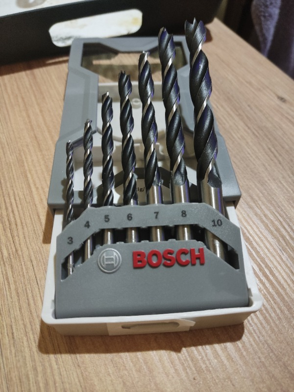 Bosch Profesyonel Ahşap Matkap Ucu Seti 7 Parçalı