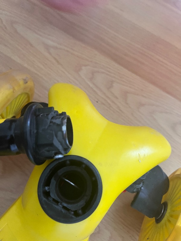 Rookie Sarı 3 Tekerlekli Işıklı Scooter