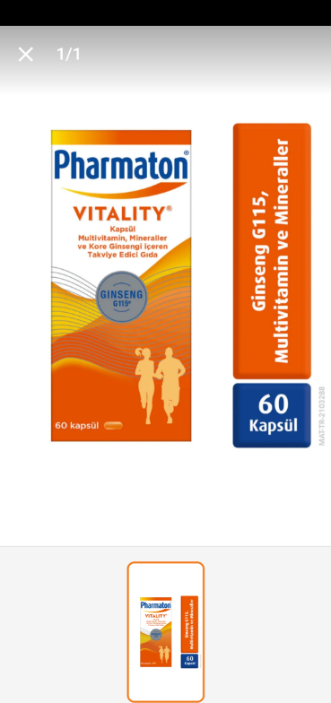 Pharmaton 50 Plus 60 Kapsül - Omega 3, Multivitamin ve Mineraller