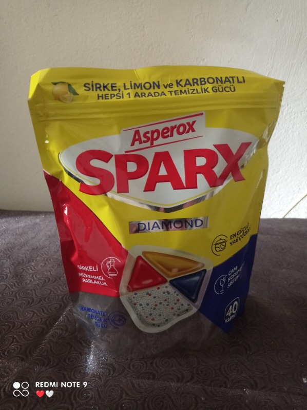 Asperox Sparx  Bulaşık Makinesi Kapsülü 40'lı
