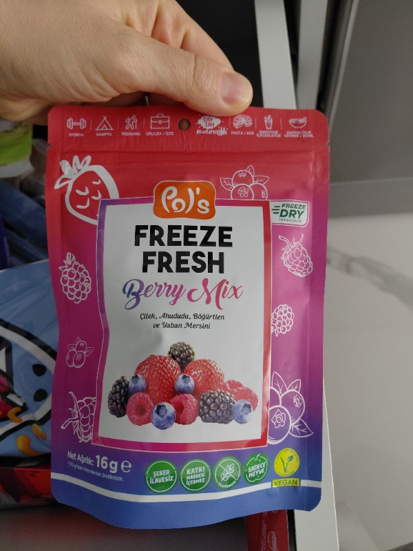 Pol's Freeze Fresh Berry Mix 16 G x 7 Adet