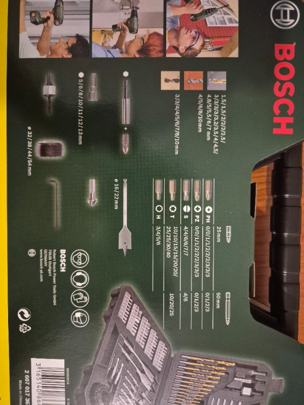 Bosch V-Line Matkap & Vidalama Karışık Aksesuar Seti 103 Parça - 2607017367