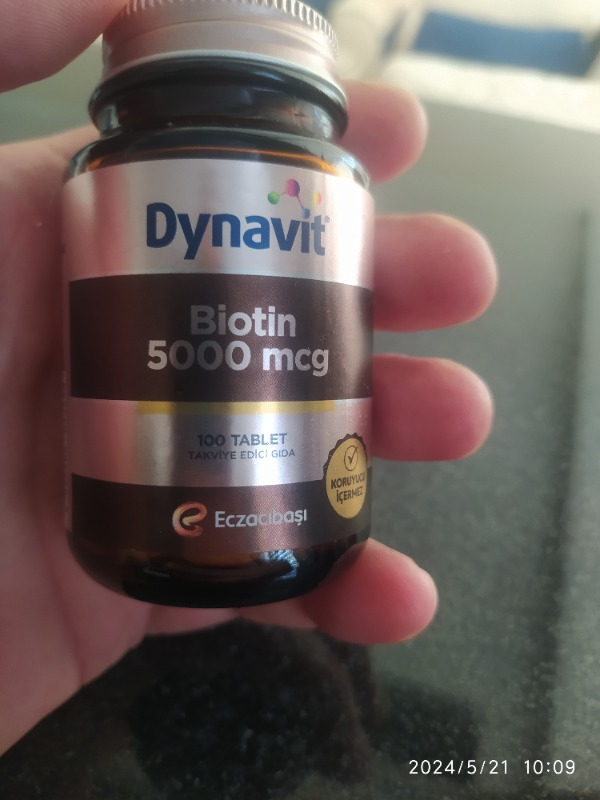 Dynavit Biotin 5000 Mcg 100 Tablet