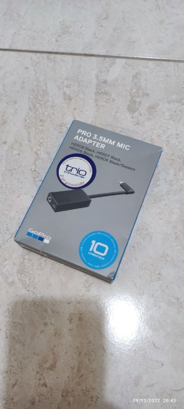 GoPro Mikrofon Adaptörü 3.5mm Pro ( Hero11 Black & Hero10 / Hero9 / Hero8 / Hero7 /6/5 Black )