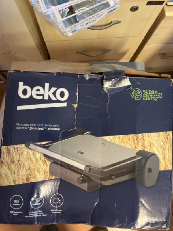 Beko TM 5206 G 2000W Gri Tost Makinesi