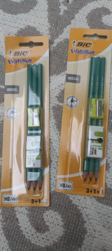 Bic Evolution 650 HB Kurşun Kalem Seti 3'lü + Silgi + Kalemtıraş