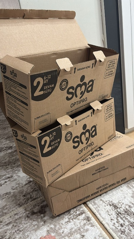 SMA Optipro Probiyotikli 2 6-12 Ay Bebek Sütü 800 gr x 3 Adet