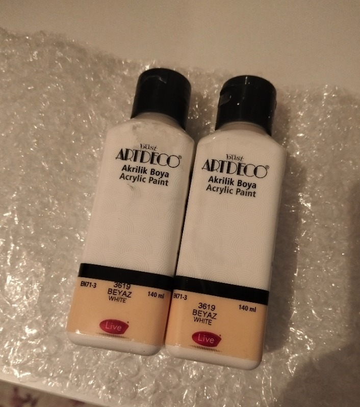 Artdeco Akrilik Boya 140 Ml - 3619 Beyaz