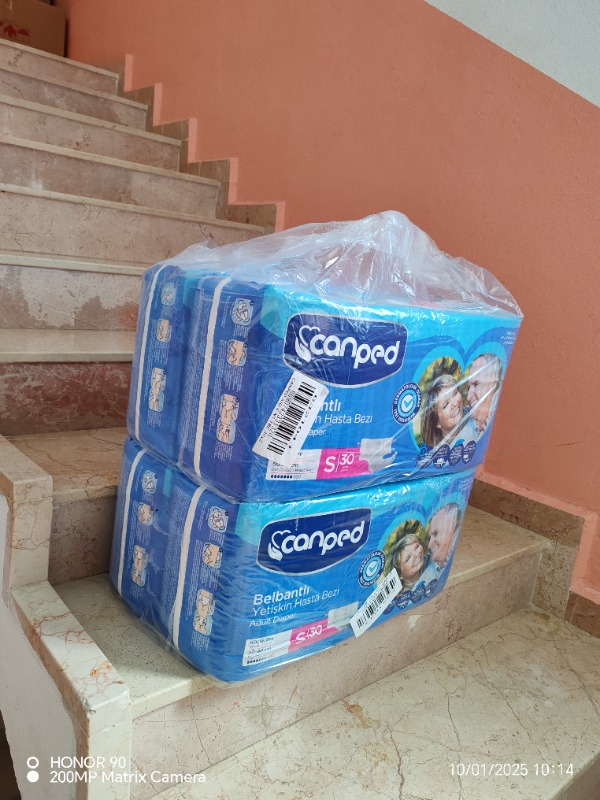 Canped S Bel Bantlı Hasta Bezi 120 Adet